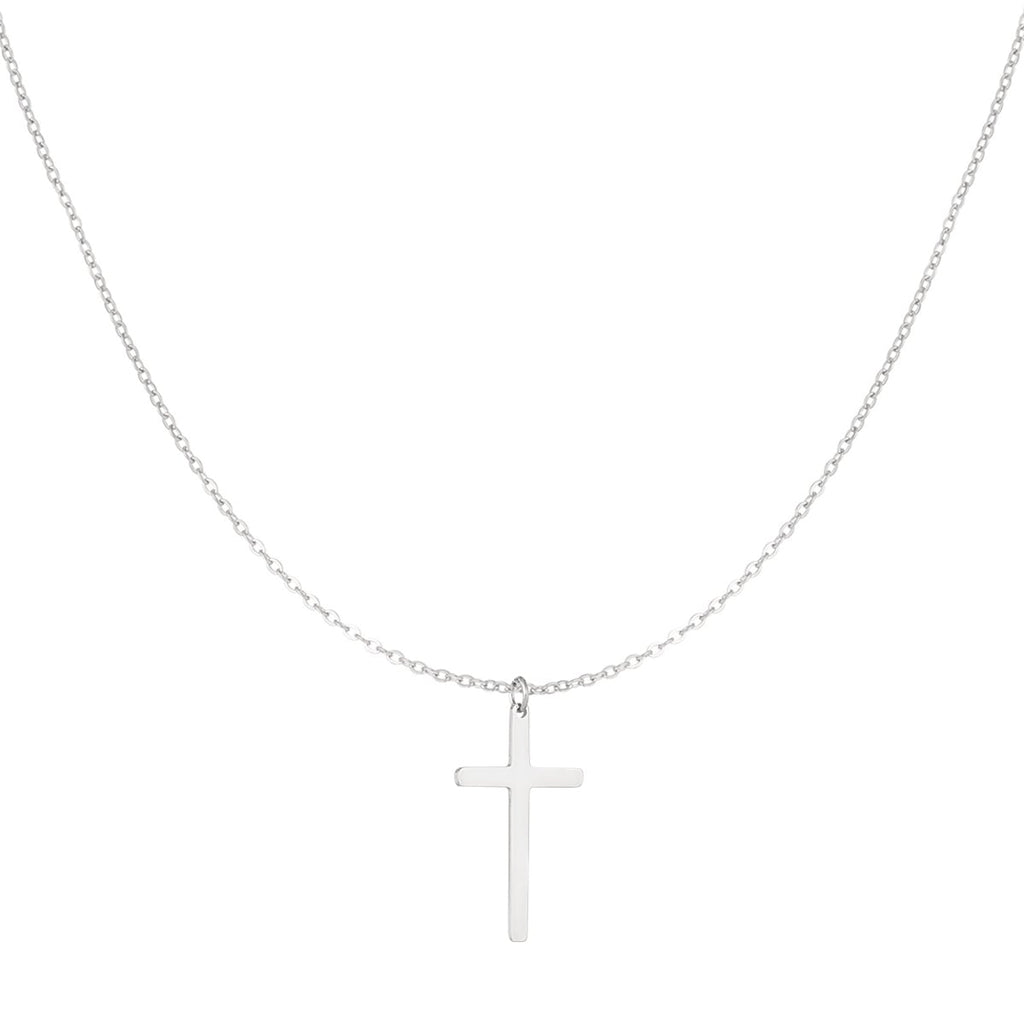 collier breloque croix