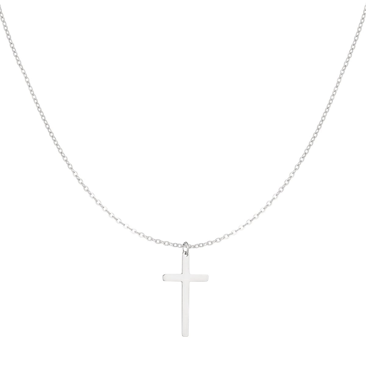 collier breloque croix