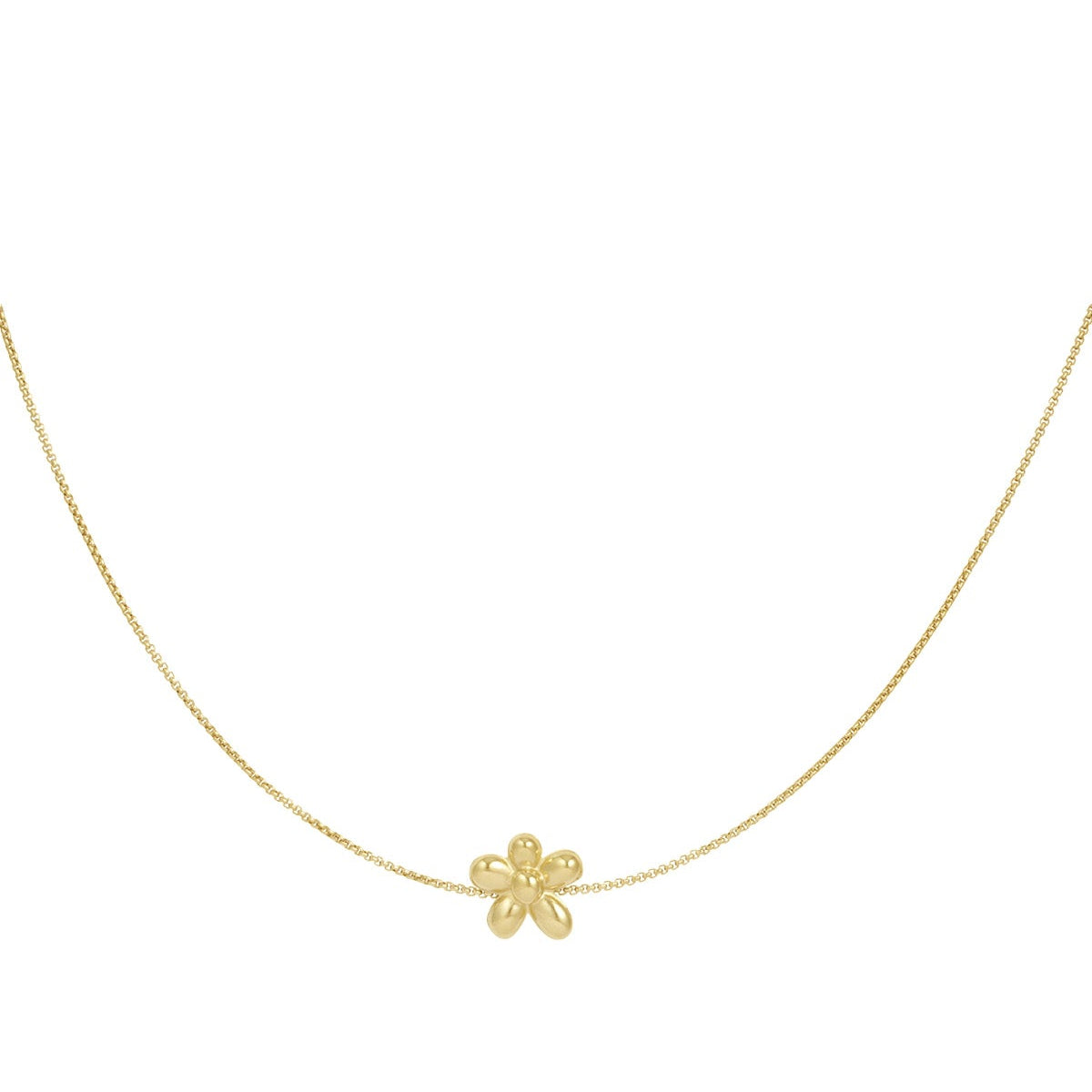 collier à fleurs gonflées