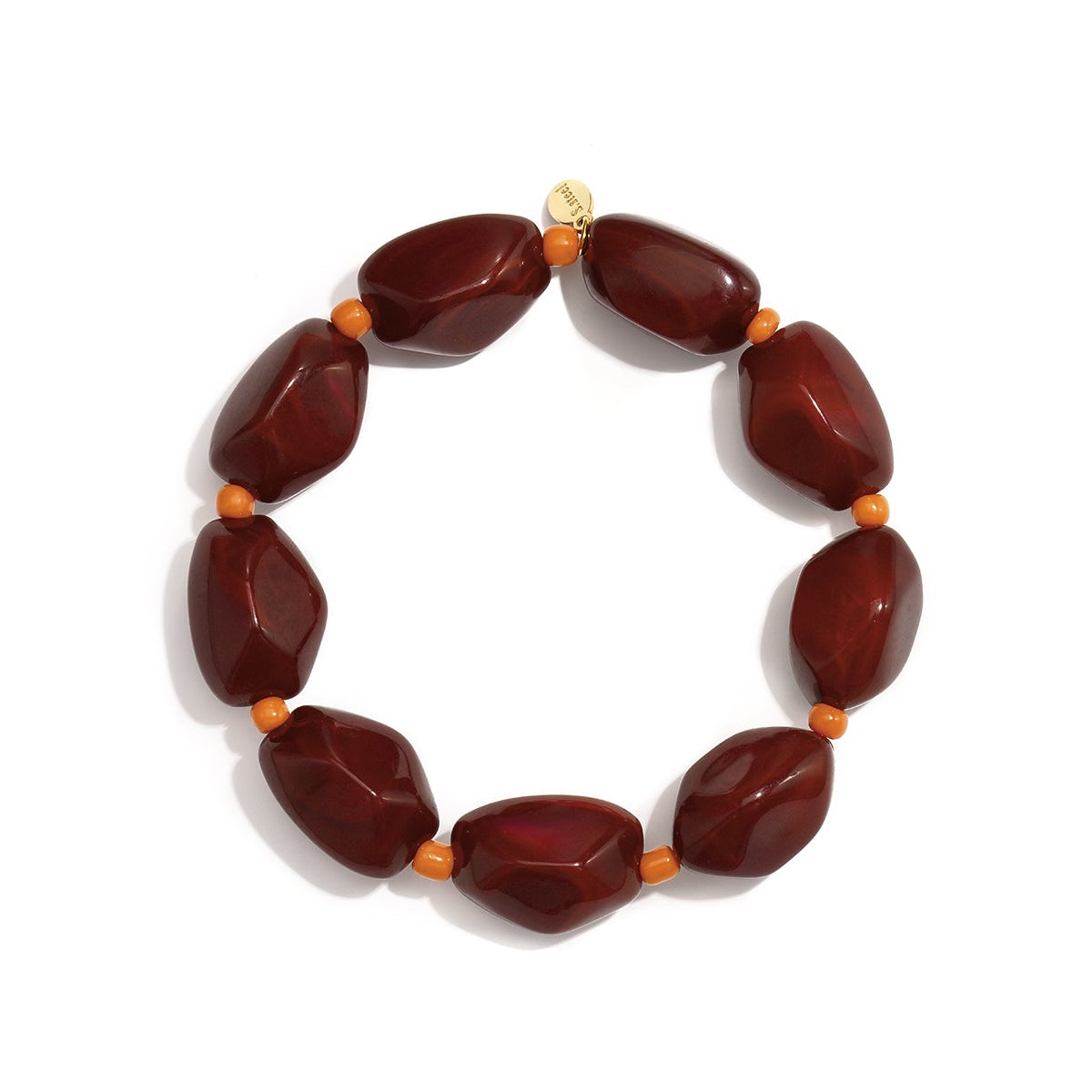 Bracelets en perles acryliques, bijoux simples pour femmes, collection Daily Simple