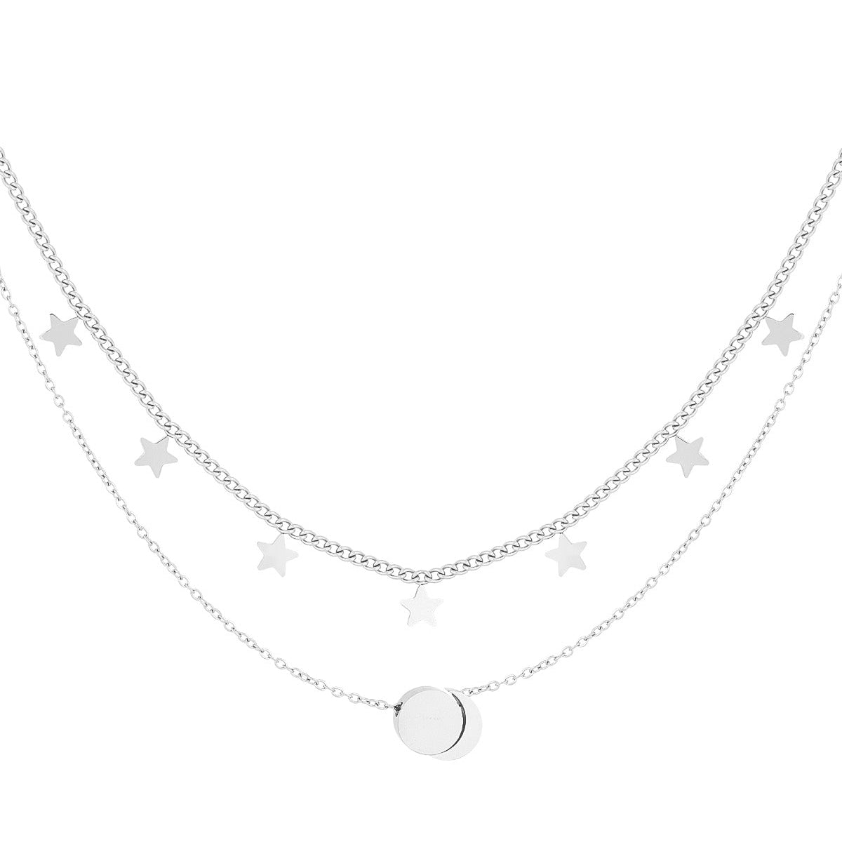 collier double étoile