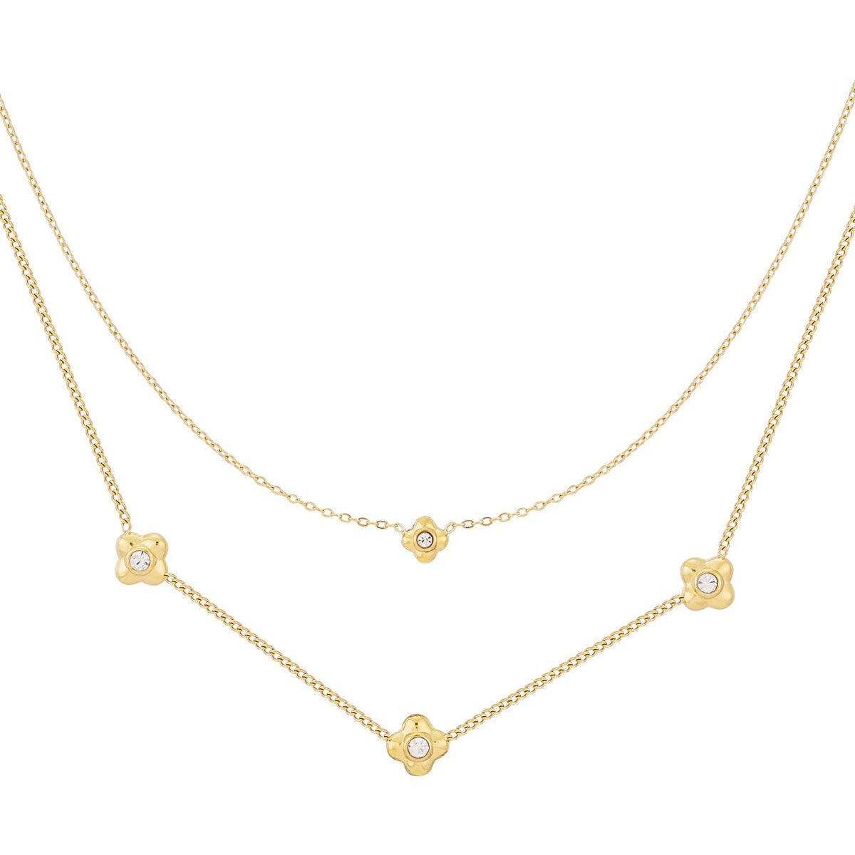 collier fleuri