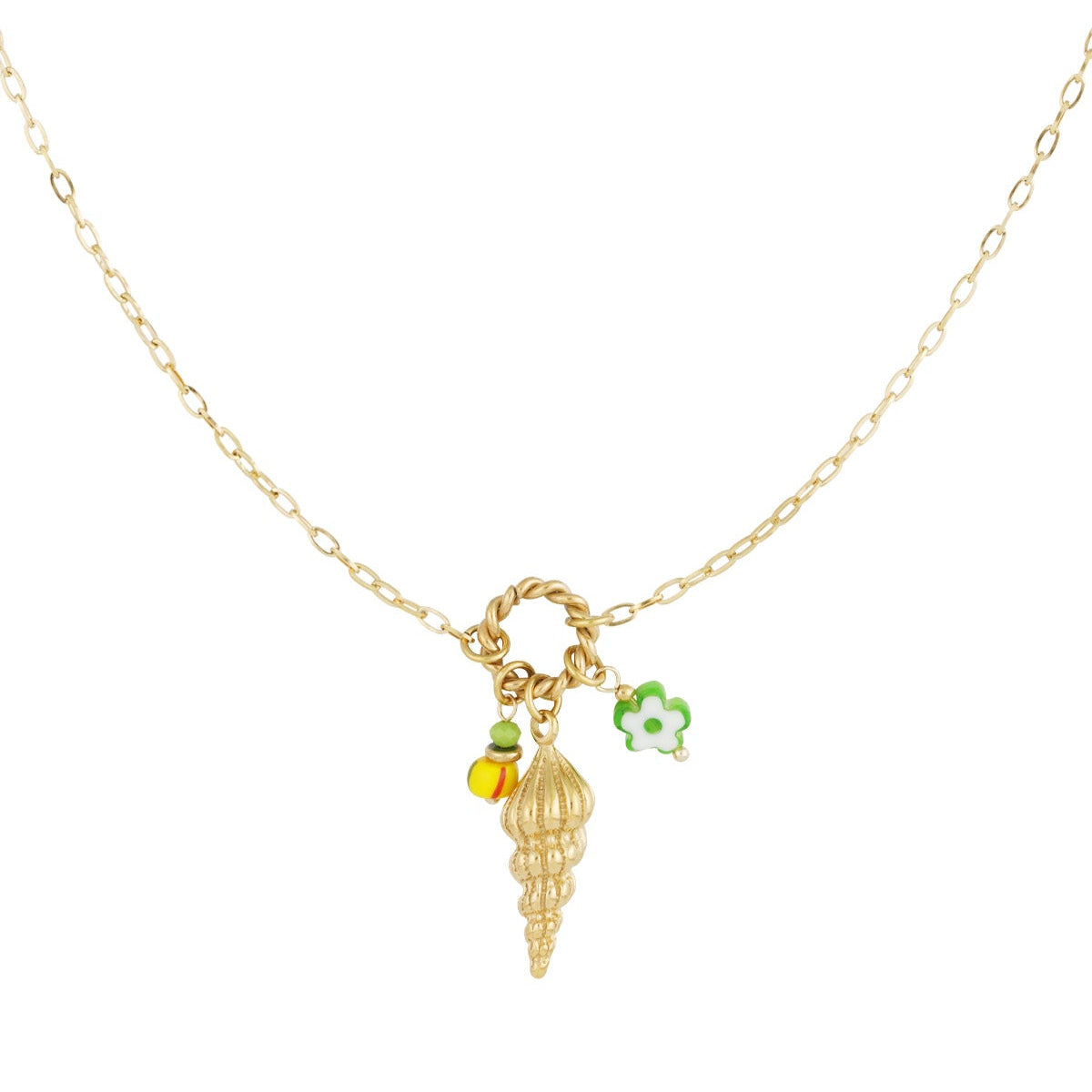 collier coquillage