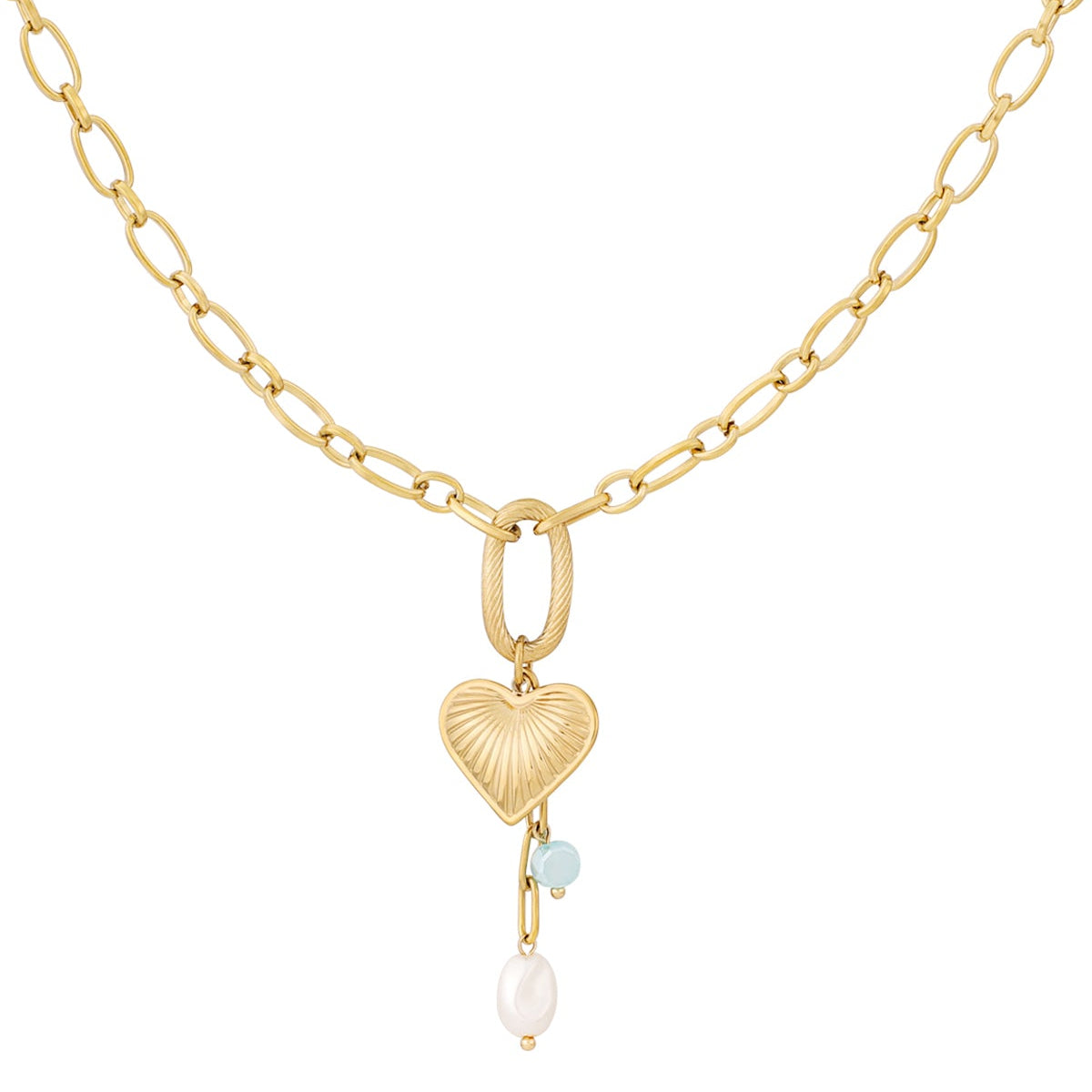 collier coeur lumineux