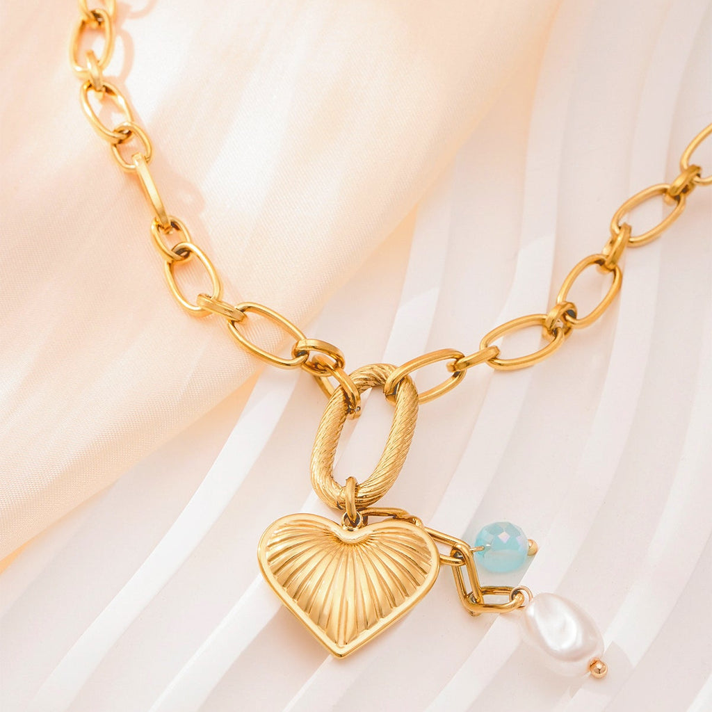 collier coeur lumineux