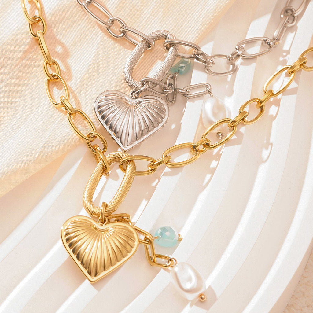 collier coeur lumineux