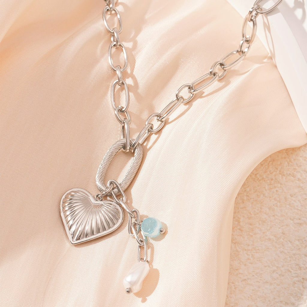 collier coeur lumineux