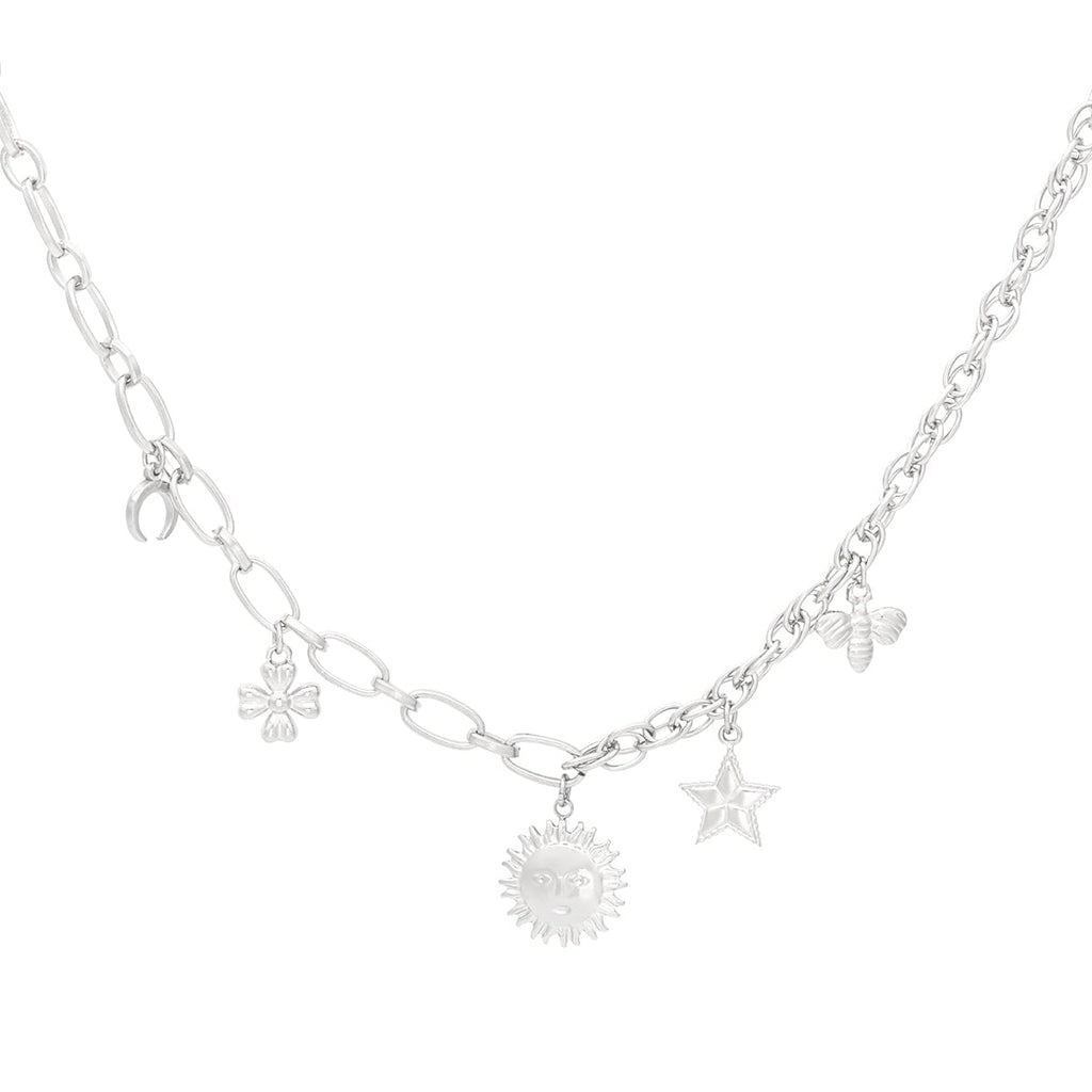 collier breloques célestes