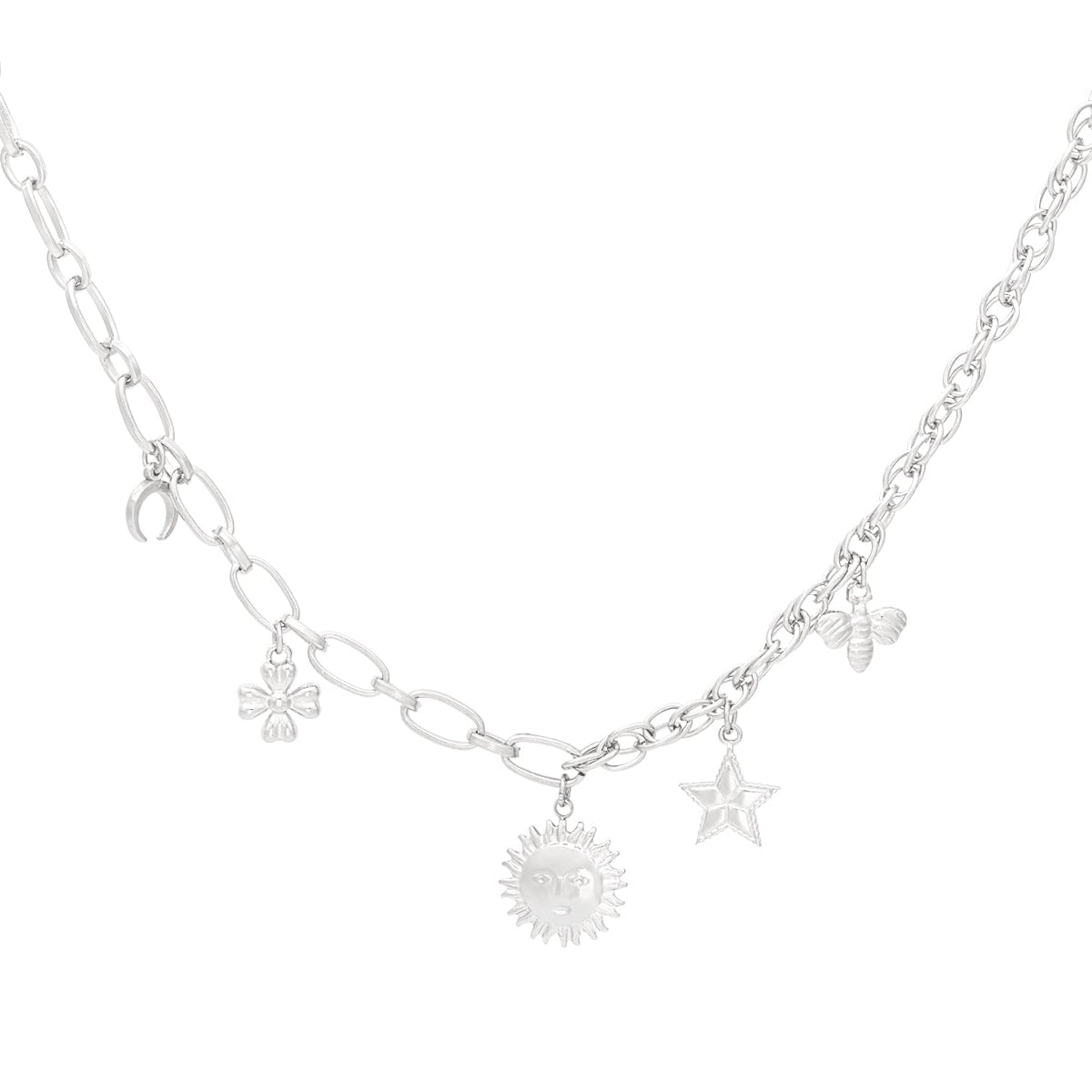 collier breloques célestes