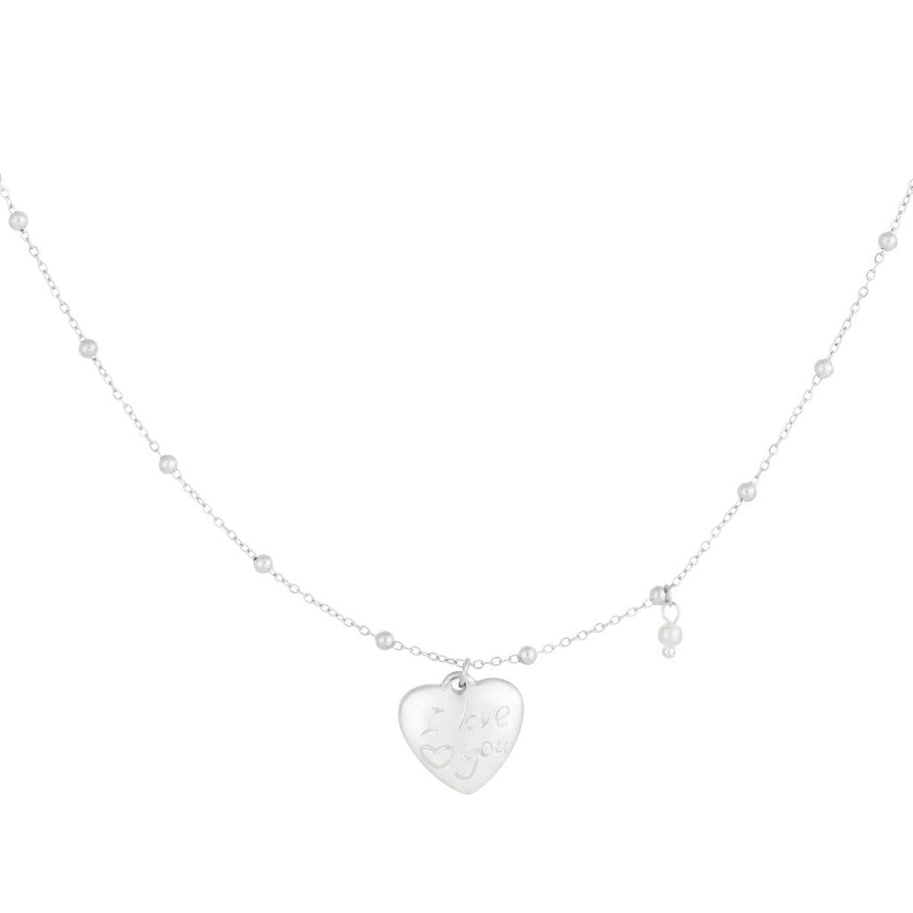 collier "je t'aime"