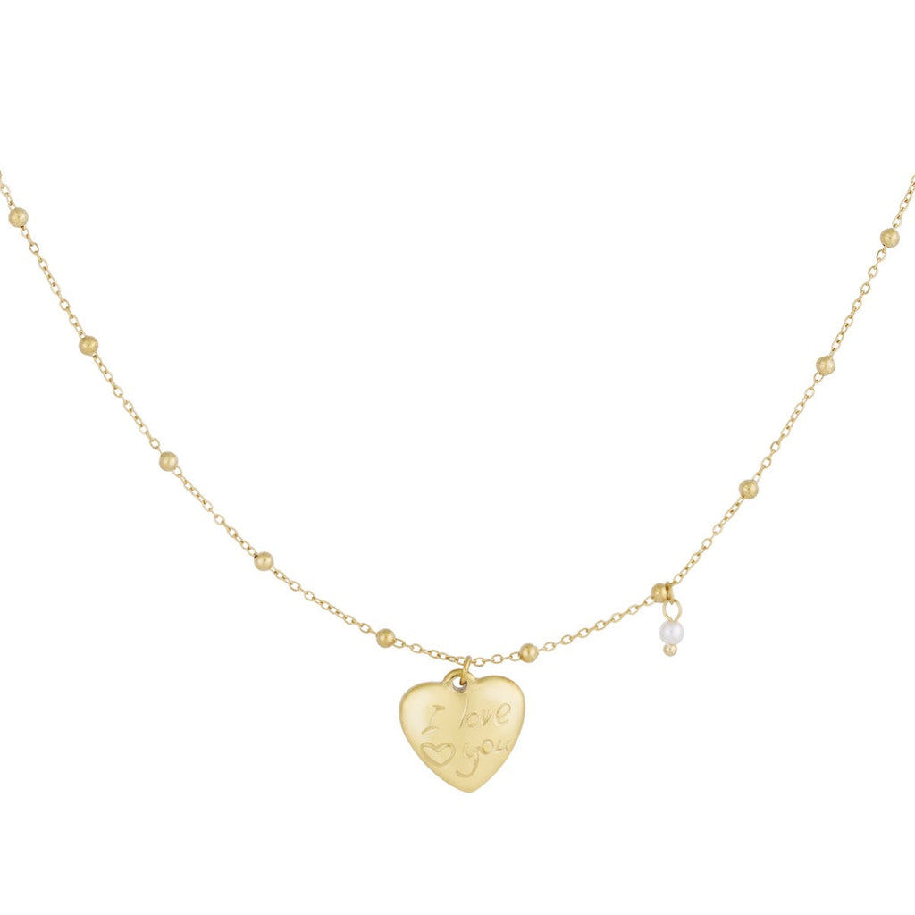 collier "je t'aime"