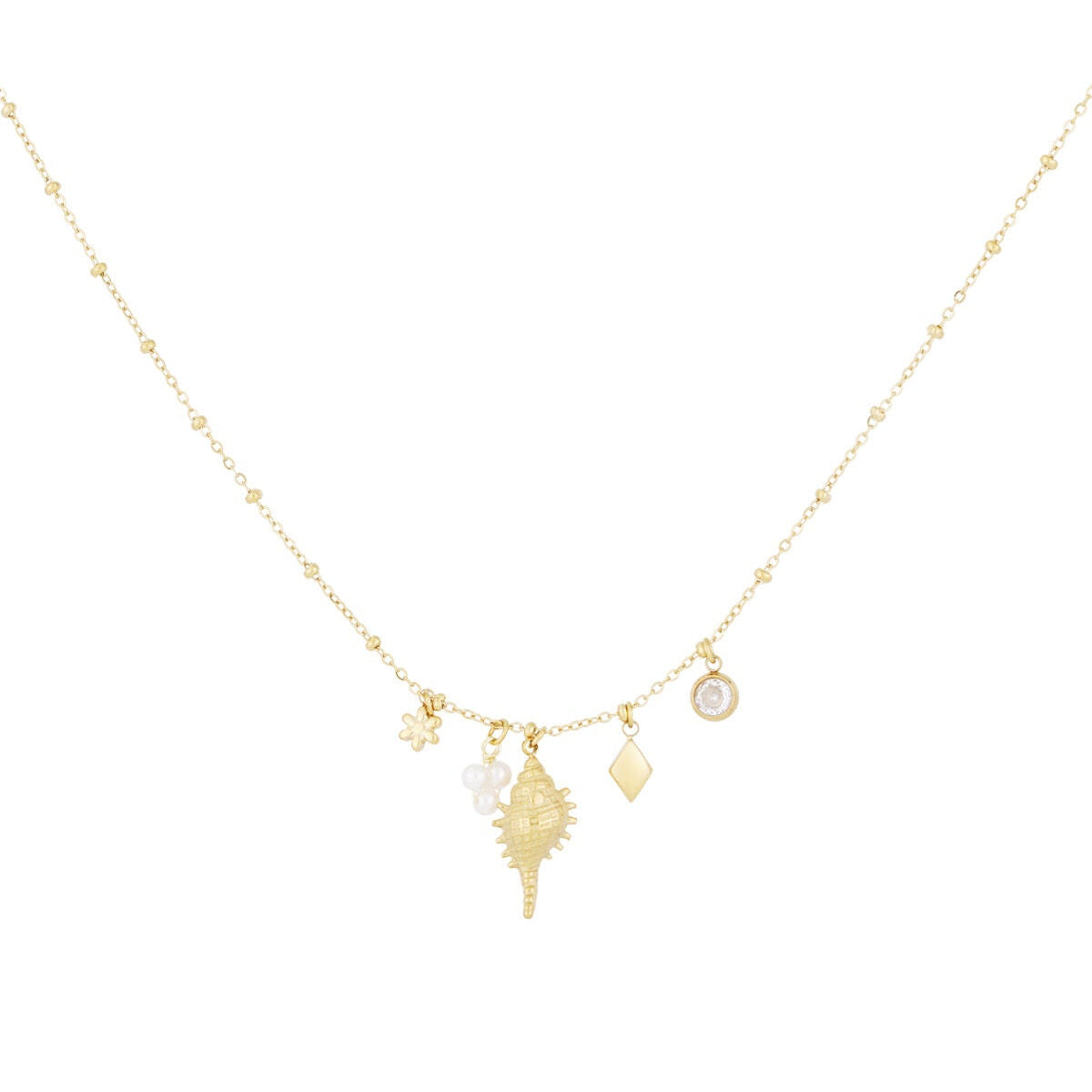 collier à breloques côtières