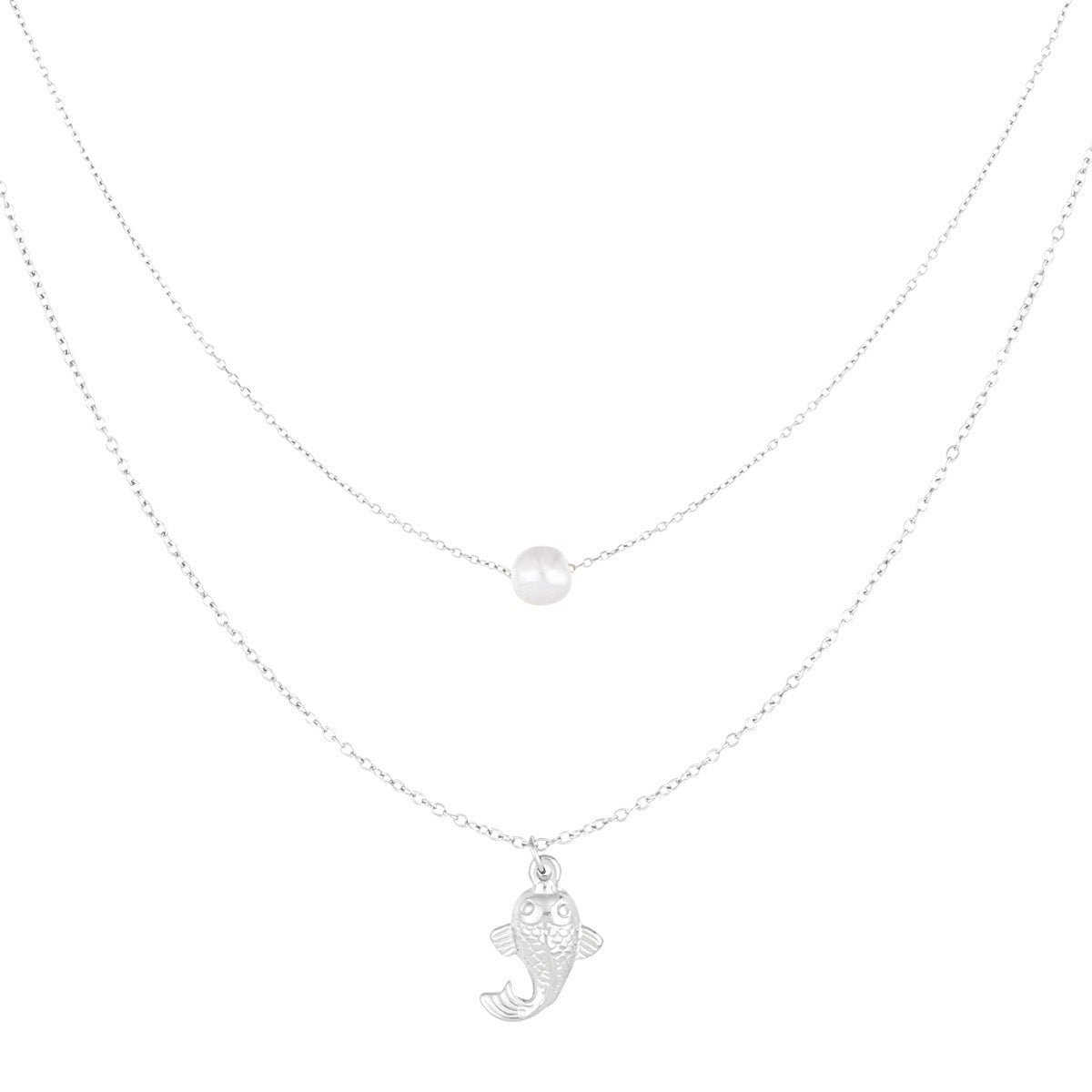Collier poisson et perle