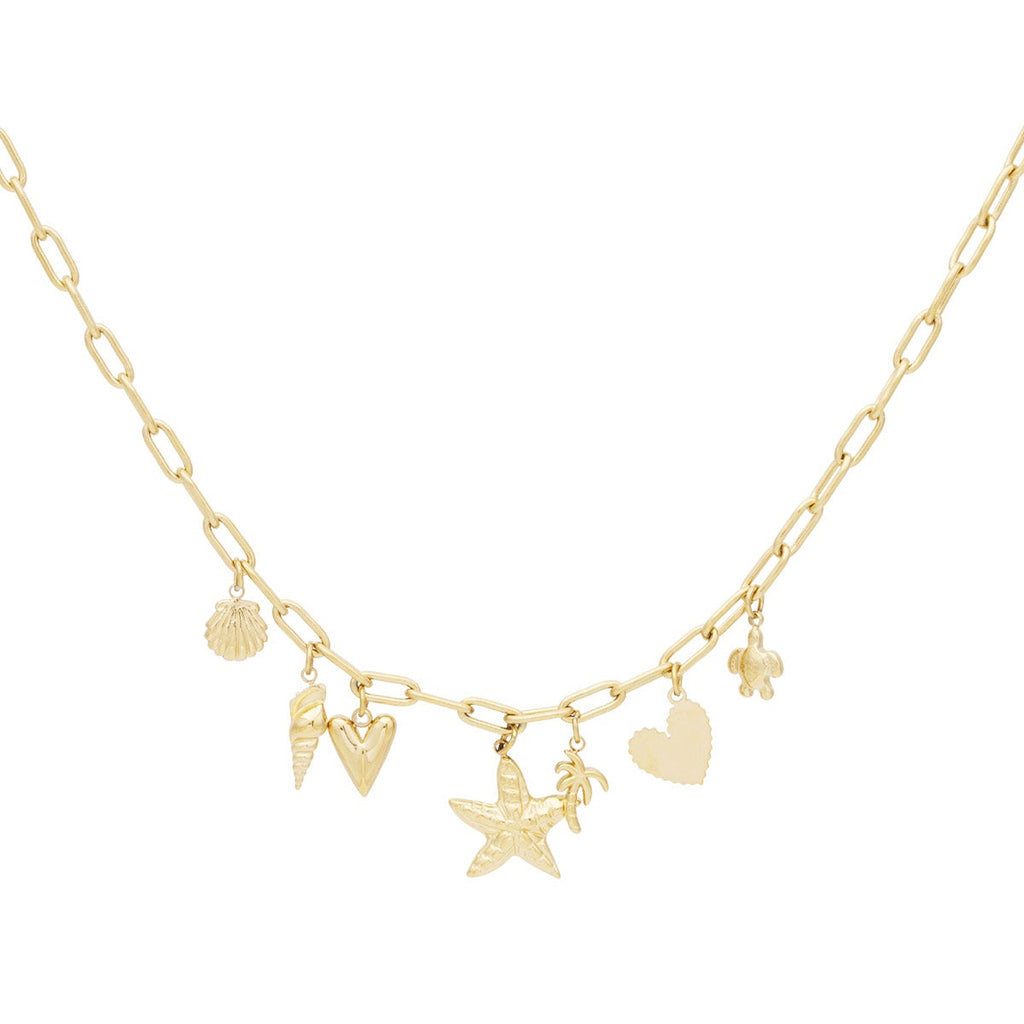 collier à breloques beach babe