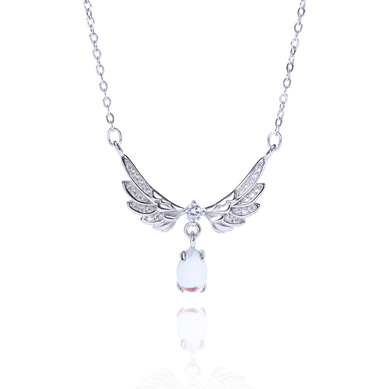 Collier ange argent