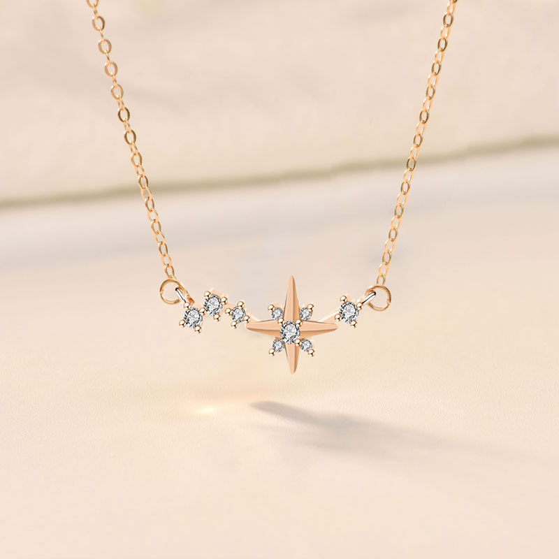 Collier étoile Rose Gold