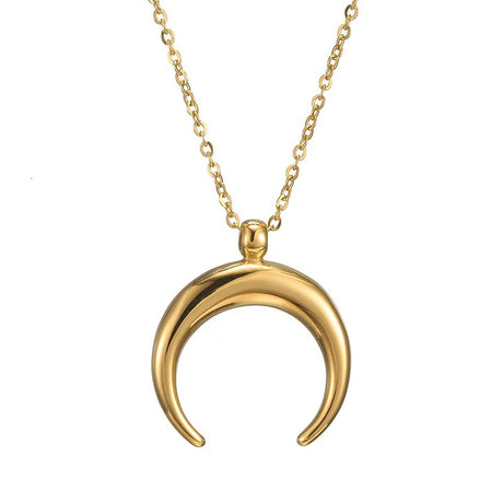 Collier lune inversée