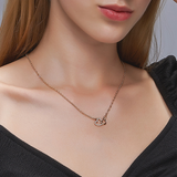 Collier femme avec pendentif cœur