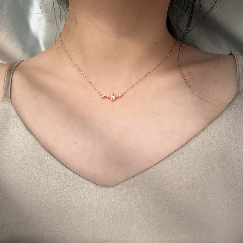 Collier étoile Rose Gold