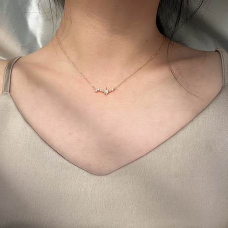 Collier étoile Rose Gold