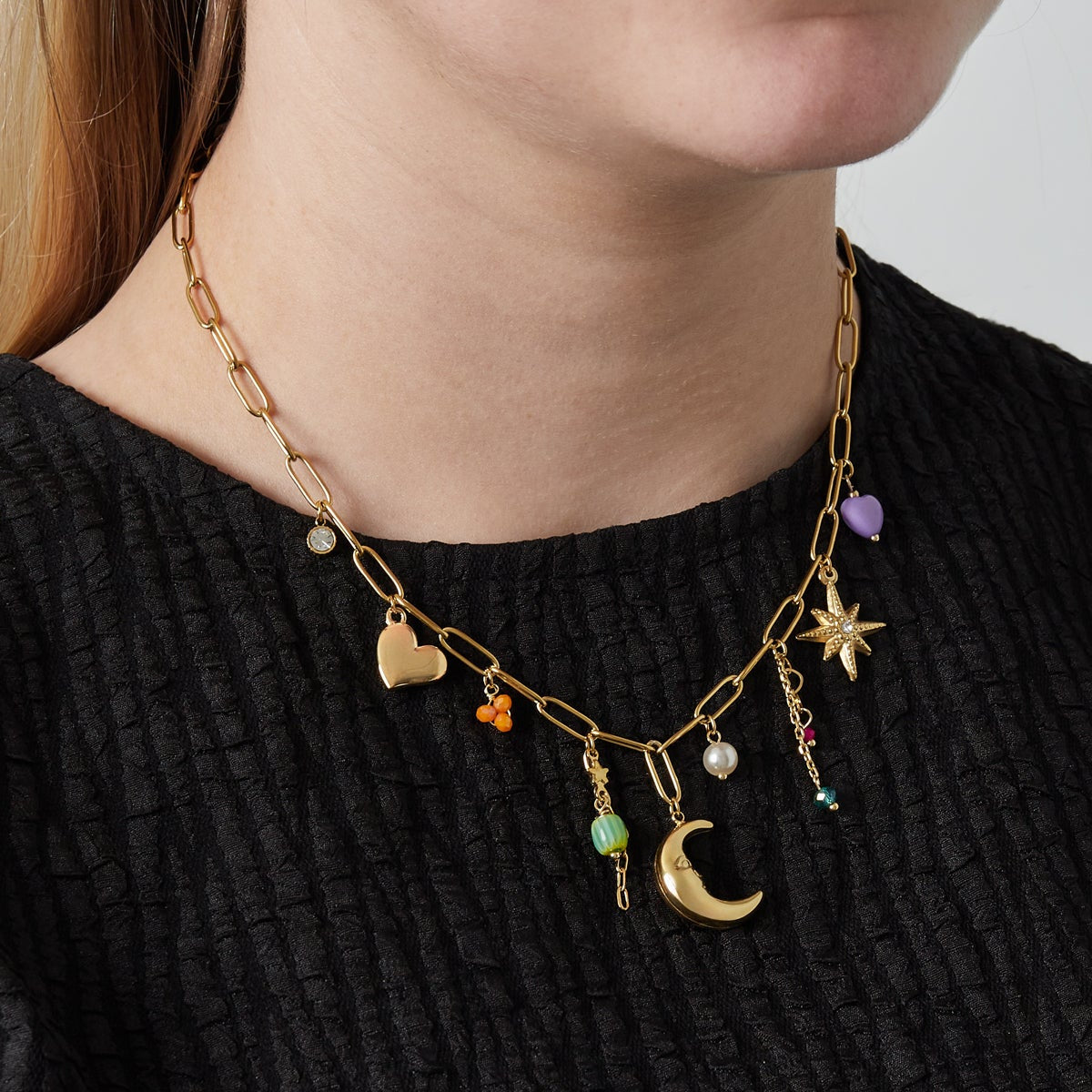 collier je t'aime jusqu'à la lune et retour