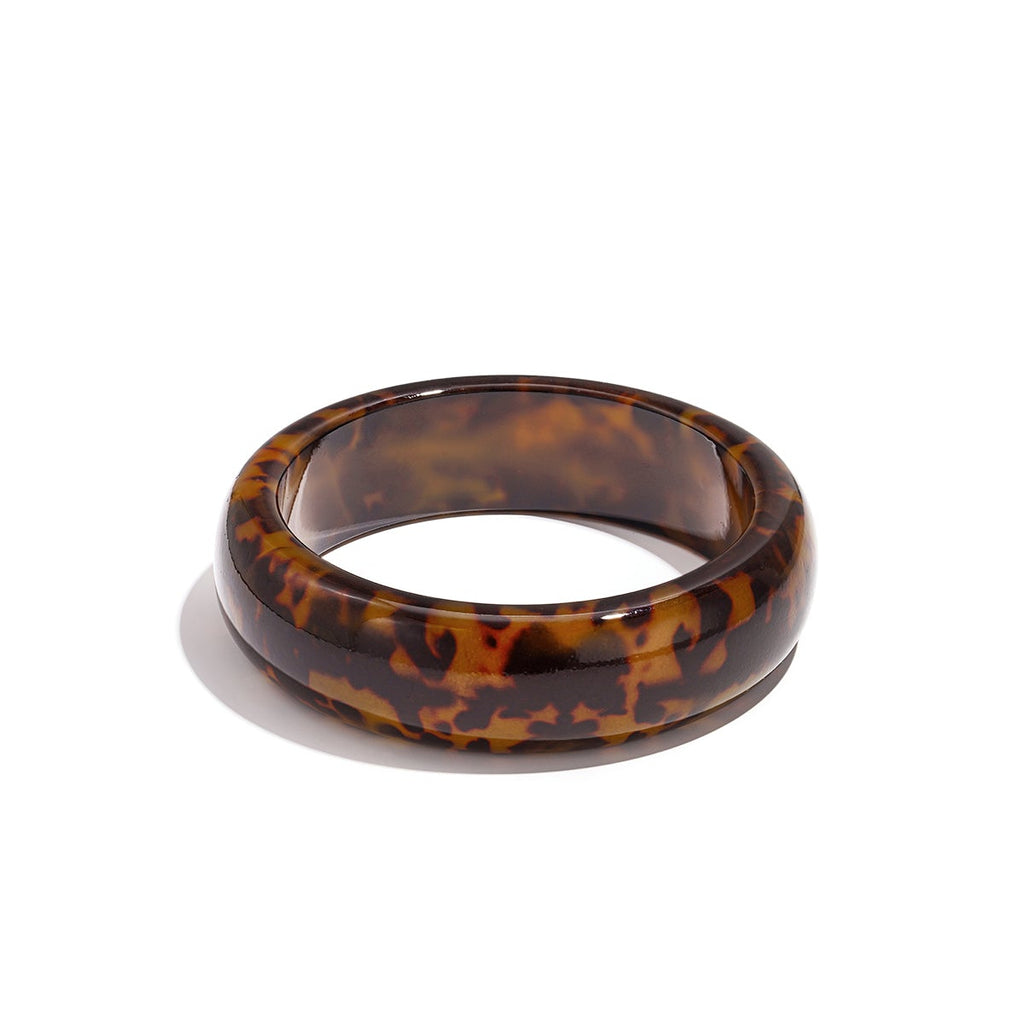 Bracelet en résine léopard