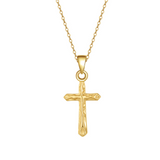 Collier croix femme argent