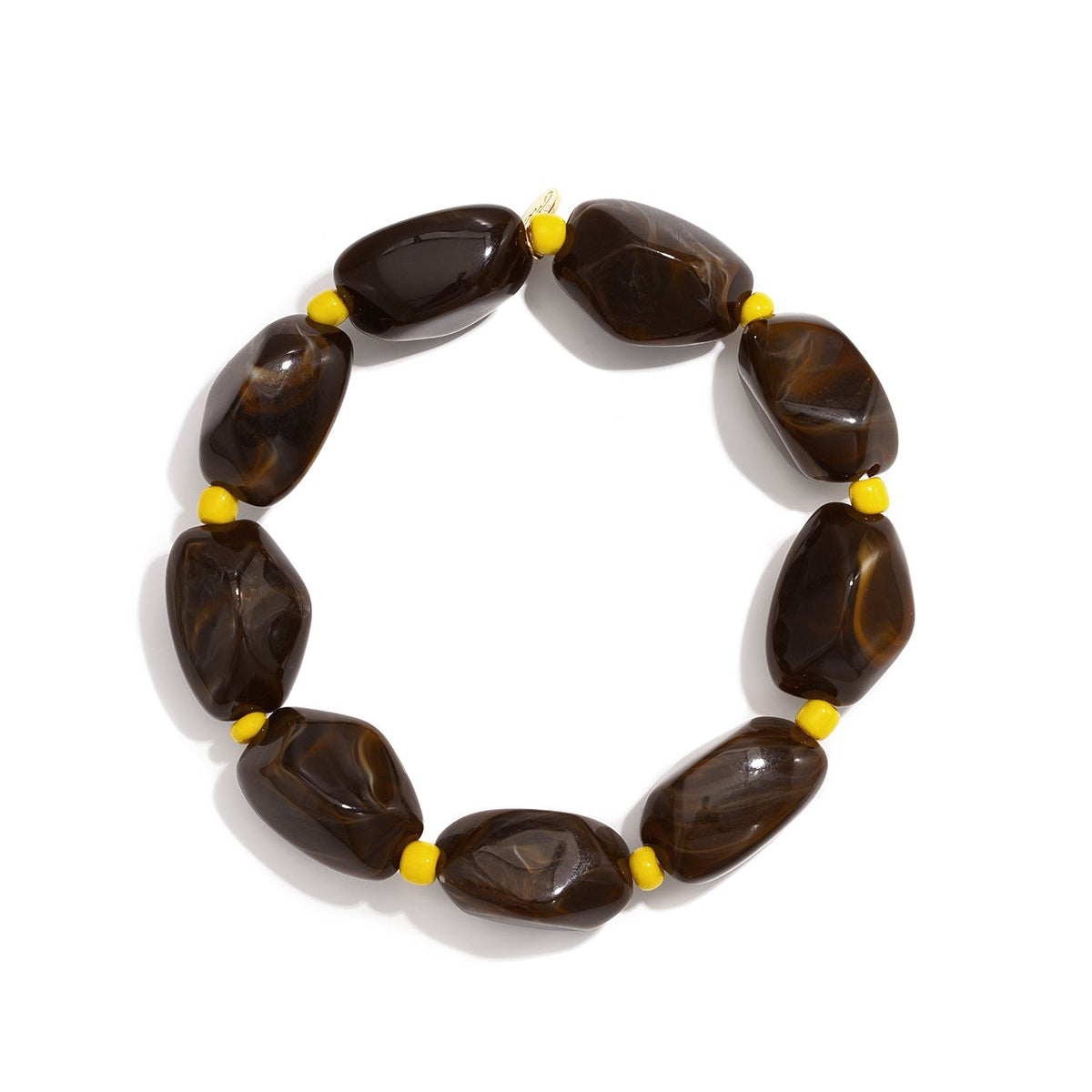 Bracelets en perles acryliques, bijoux simples pour femmes, collection Daily Simple