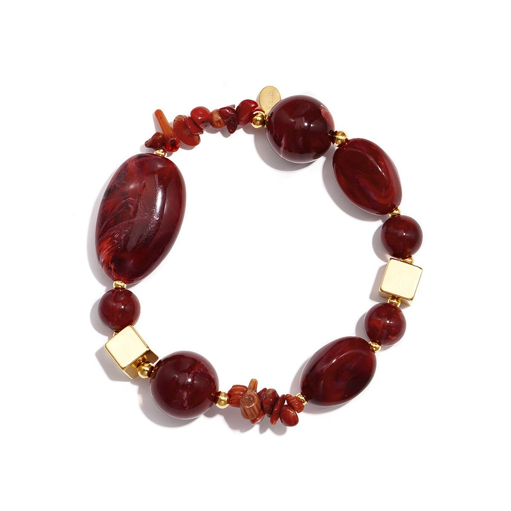 Bracelets en résine et perles, collection Sweet Daily Romantic, bijoux pour femmes