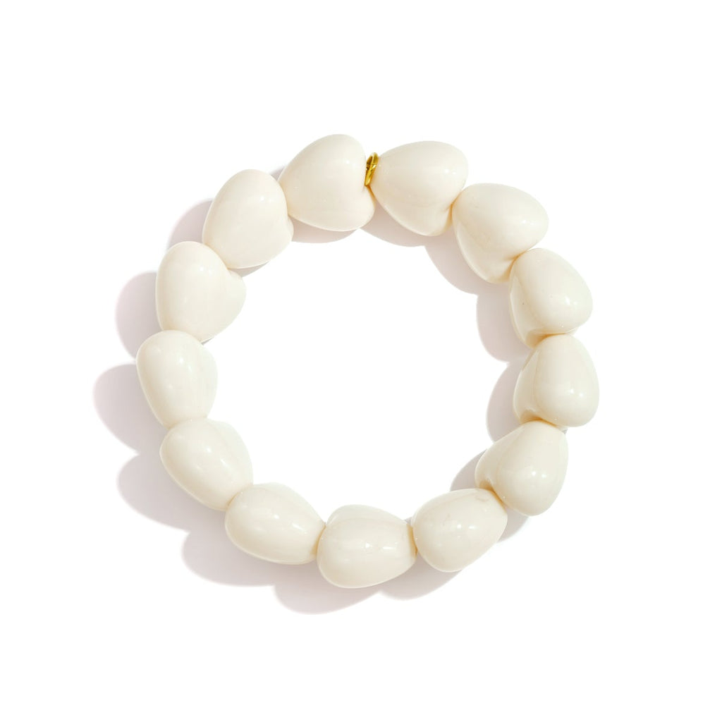 Bracelet petit cœur à 13 perles