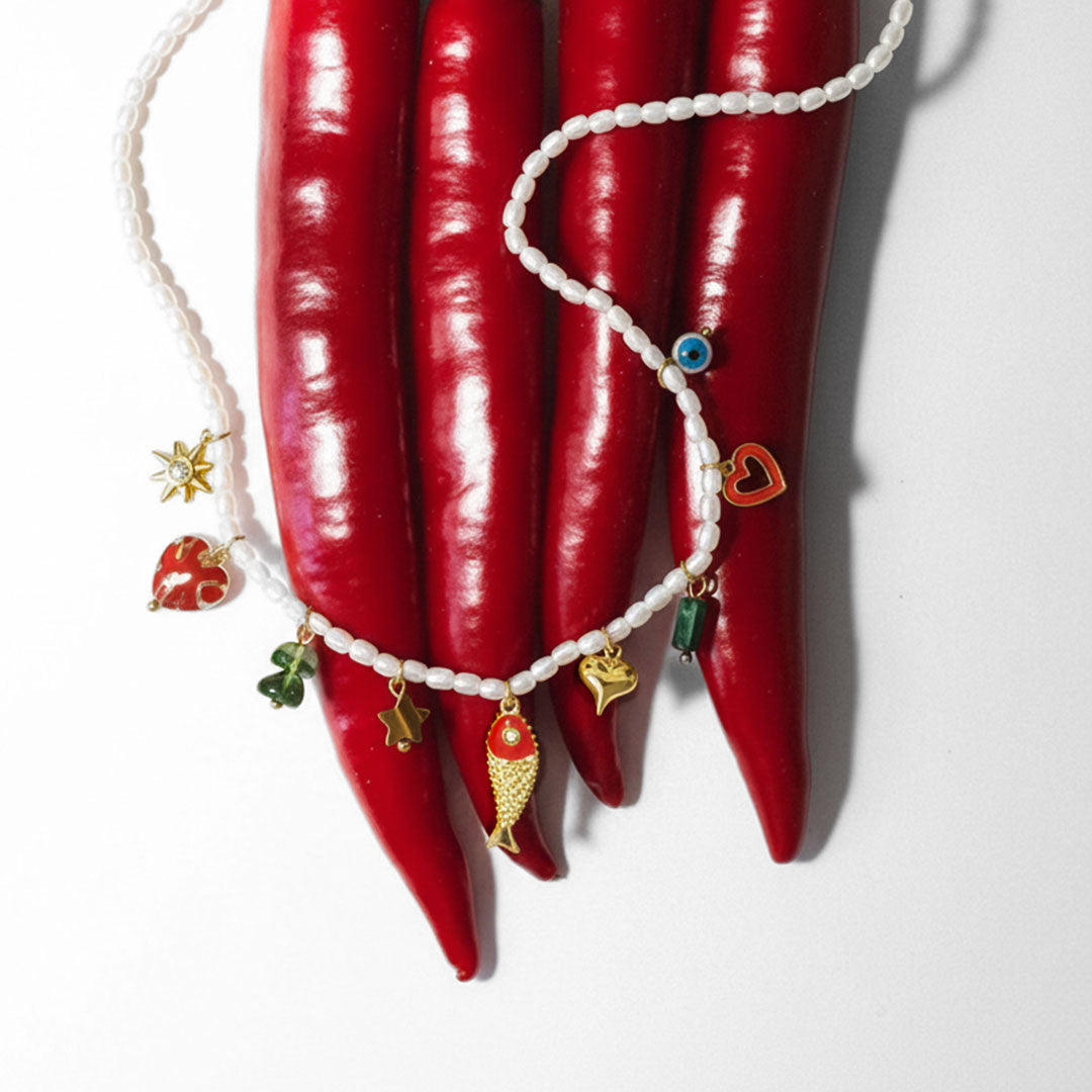 Colliers de perles en acier inoxydable Poisson Décontracté Vacances/Plage Série Romantique Bijoux pour femmes