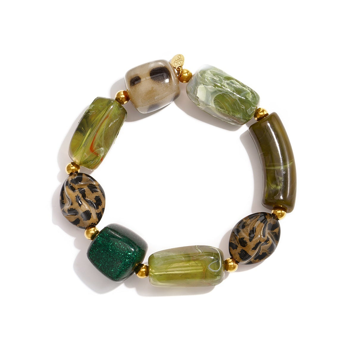 Bracelets en perles acryliques de forme irrégulière, collection Simple Daily Simple, bijoux pour femmes