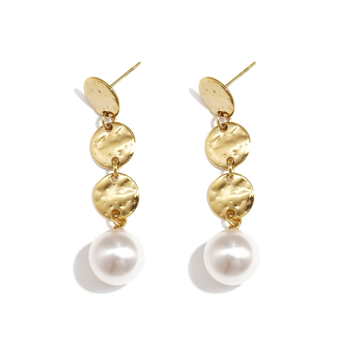Boucles d'oreilles pendantes en acier inoxydable, forme géométrique, élégantes et simples au quotidien, bijoux pour femmes
