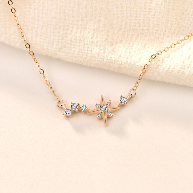 Collier étoile Rose Gold