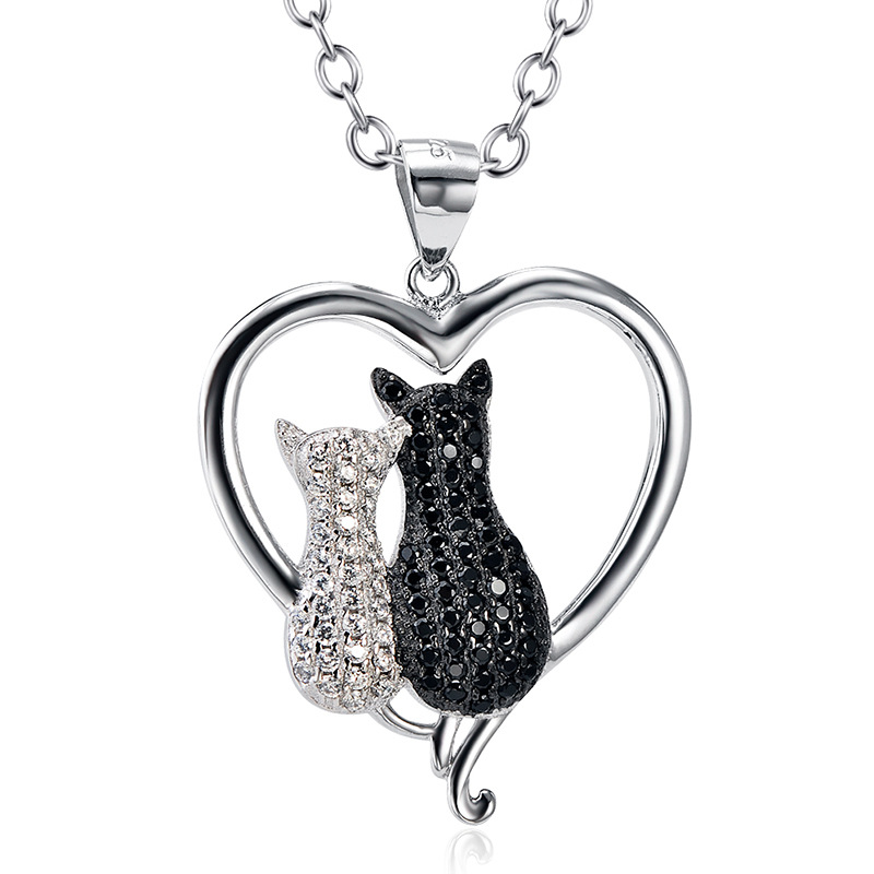 Pendentif chat noir