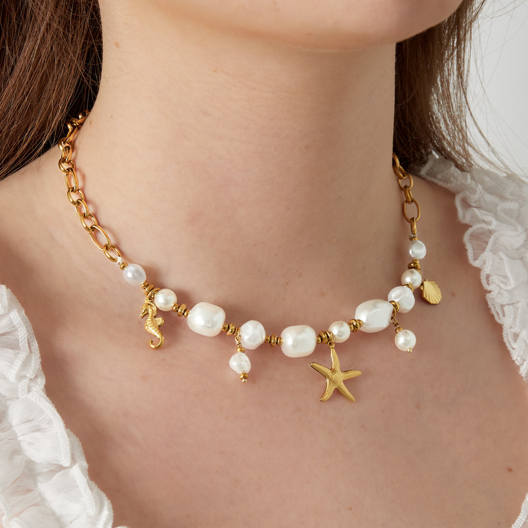 collier organisme marin