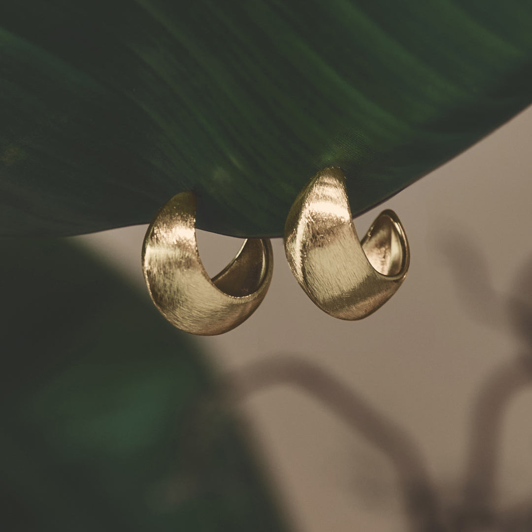 Boucles d'oreilles créoles rondes, collection décontractée et simple pour femmes