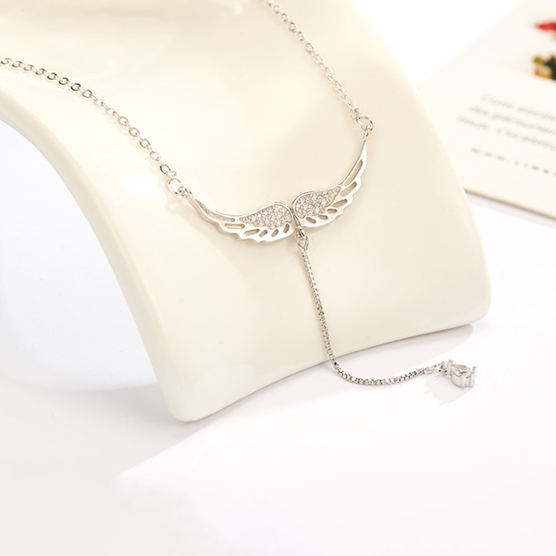 Collier ange argent femme