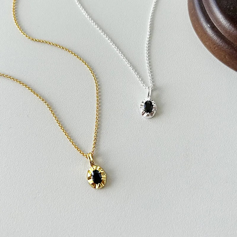 Pendentif pierre de lune doré