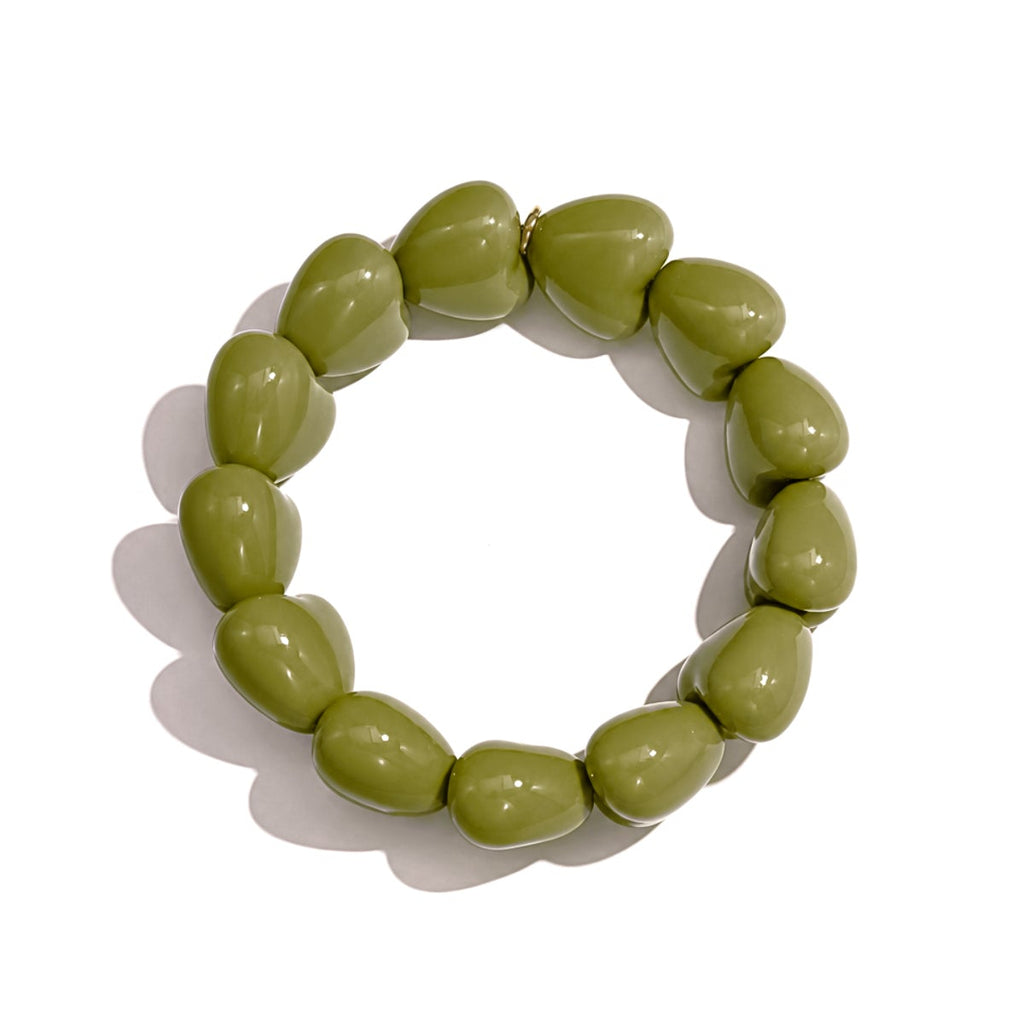 Bracelet petit cœur à 13 perles