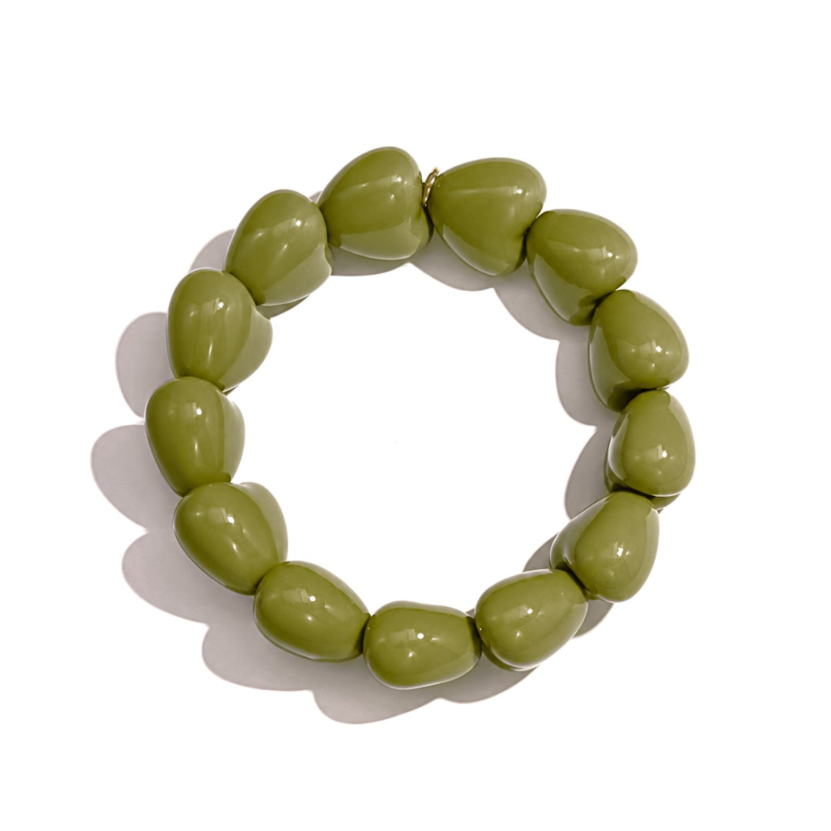 Bracelet petit cœur à 13 perles