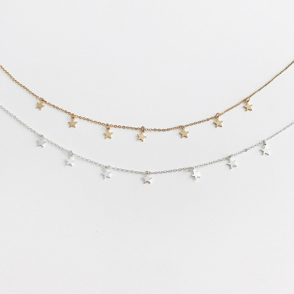 Collier étoiles femme