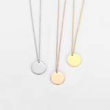 Collier minimaliste rond