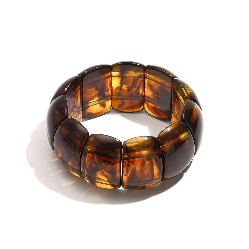 Bracelets en acrylique, forme géométrique, collection simple pour le quotidien, bijoux pour femmes