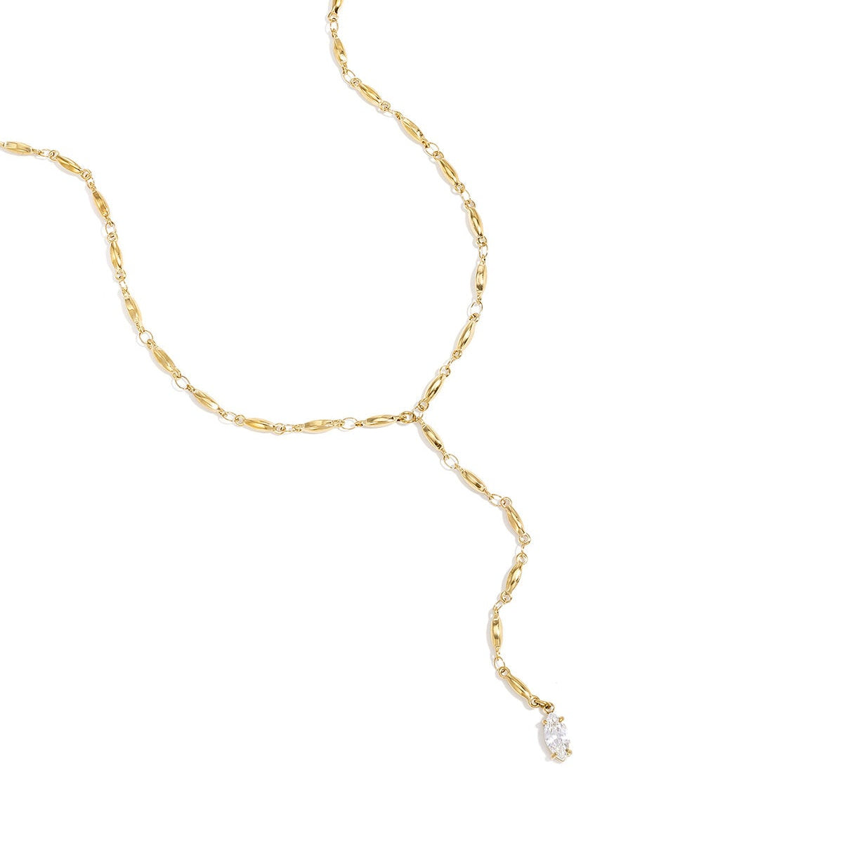 Collier avec strass pendant