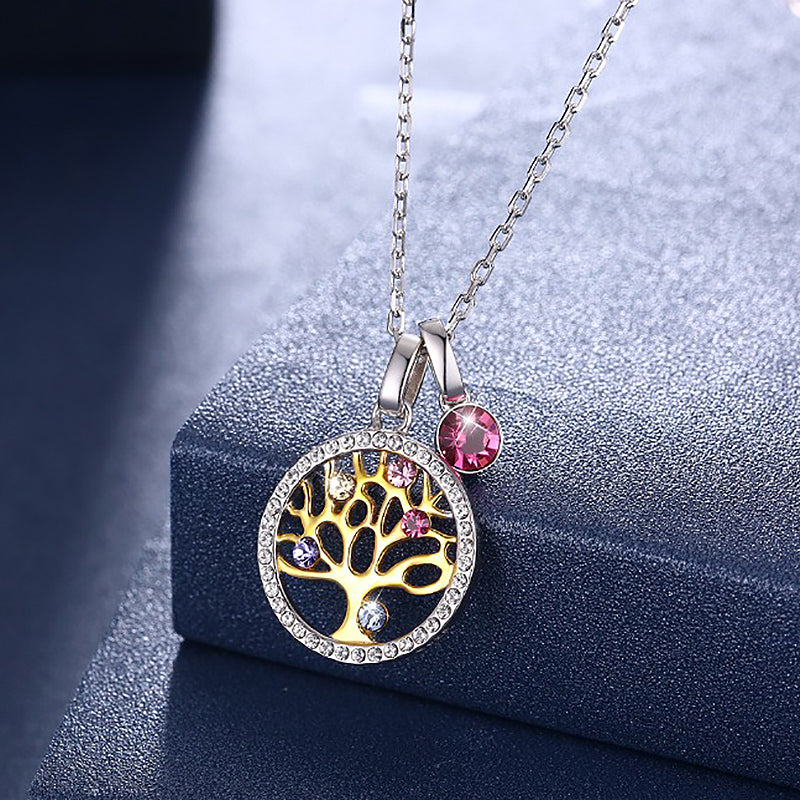 Pendentif arbre de vie Améthyste