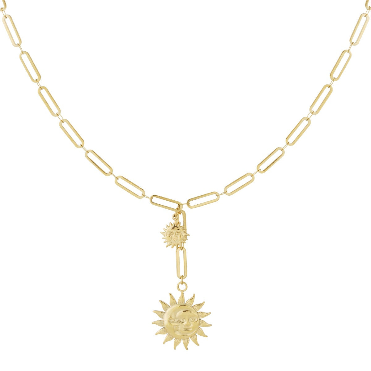 Collier Double Soleil
