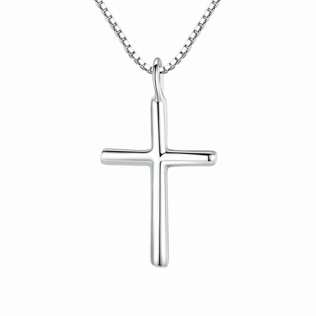 Collier croix en argent