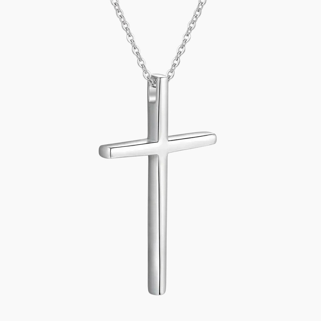 Collier croix argent pour homme