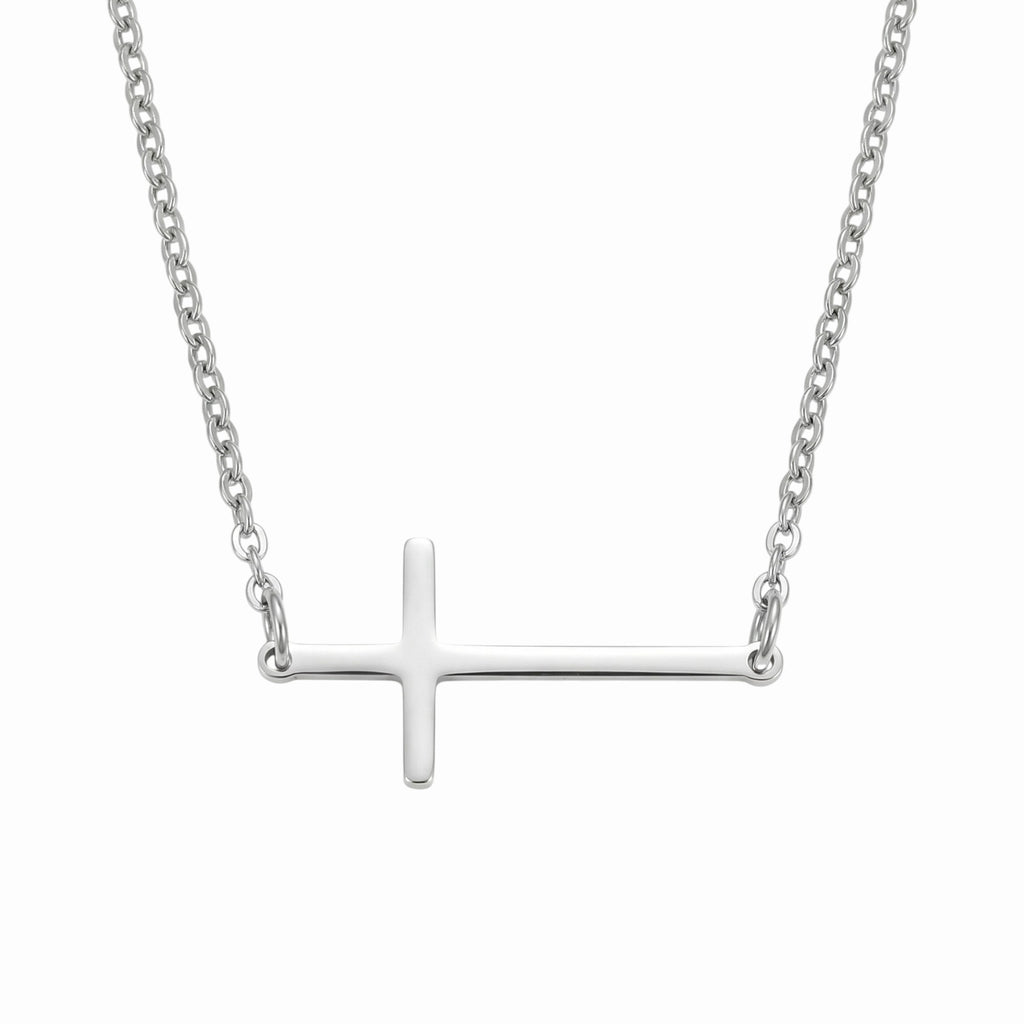 Collier croix horizontale